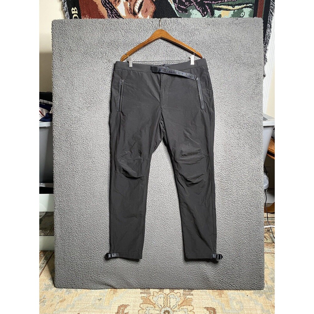 Kith Cargo Mercer Belted Pants Black Size 36 Adjustable Leg Openings